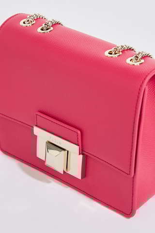 Sac bandoulière en cuir de veau - Rouge brique