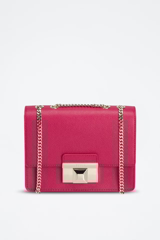 Sac bandoulière en cuir de veau - Rouge