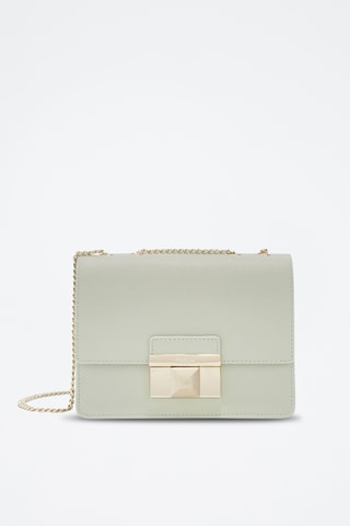 Sac bandoulière en cuir de veau - Vert d’eau