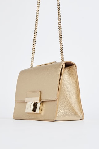 Sac bandoulière en cuir de veau - Doré