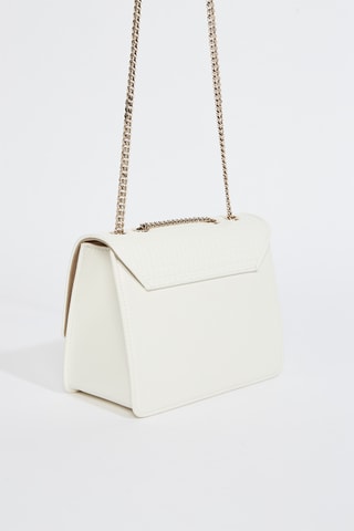 Sac bandoulière en cuir de veau - Blanc