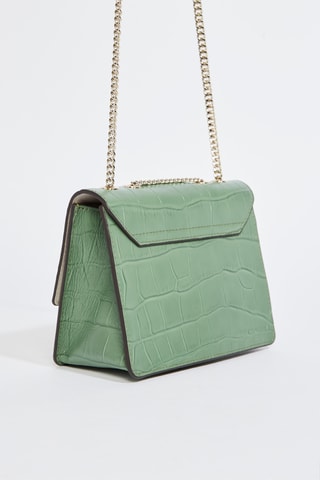 Sac bandoulière en cuir de veau - Vert