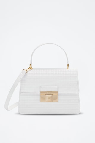 Sac à main en cuir de veau - Blanc