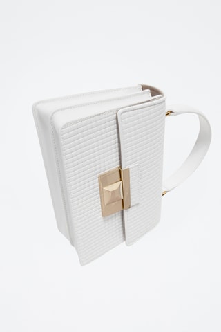 Sac à main en cuir de veau - Blanc