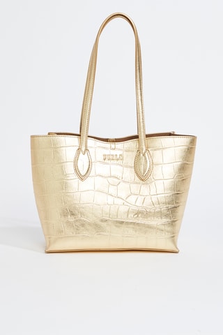 Sac porté épaule en cuir de veau - Doré