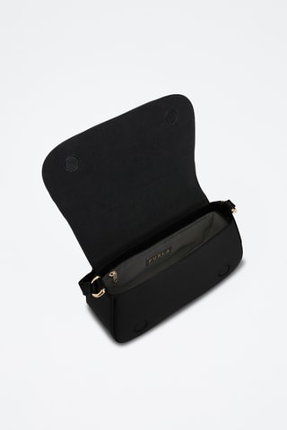 Sac porté épaule en cuir de veau - Noir