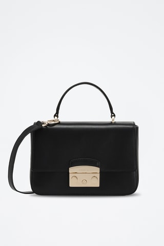 Sac à main en cuir de veau - Noir