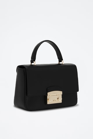 Sac à main en cuir de veau - Noir