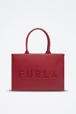 Cabas en cuir de veau de veau - Bordeaux