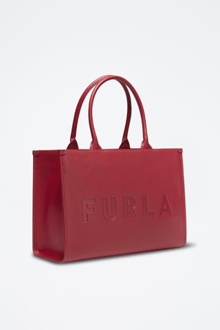 Cabas en cuir de veau de veau - Bordeaux