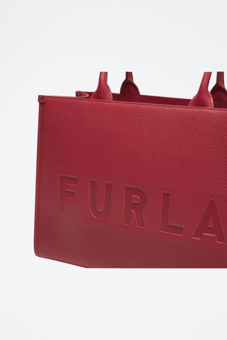 Cabas en cuir de veau de veau - Bordeaux