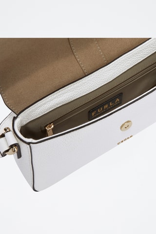 Sac bandoulière en cuir de veau - Blanc