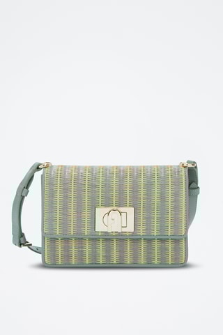 Sac bandoulière en cuir de veau - Vert clair