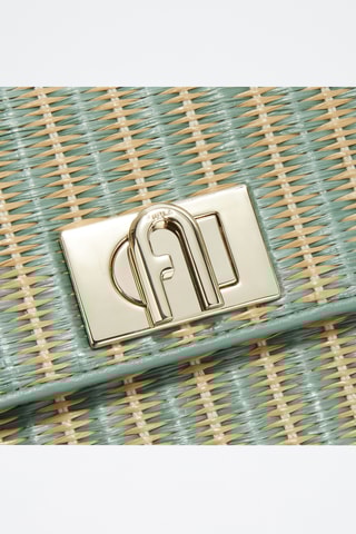 Sac bandoulière en cuir de veau - Vert clair