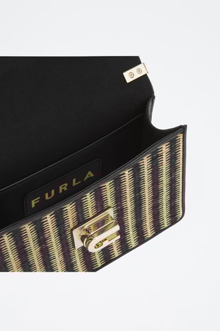 Sac bandoulière en cuir de veau - Noir