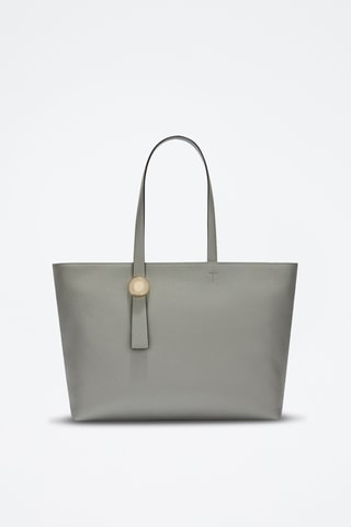 Cabas en cuir de veau - Gris