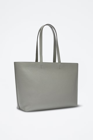 Cabas en cuir de veau - Gris