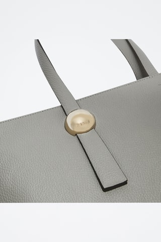 Cabas en cuir de veau - Gris