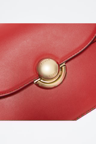 Sac bandoulière en cuir - Bordeaux