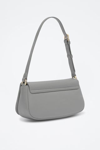 Sac porté épaule en cuir de veau - Gris
