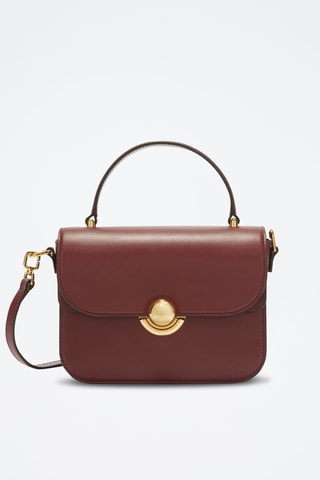 Sac à main en cuir - Bordeaux