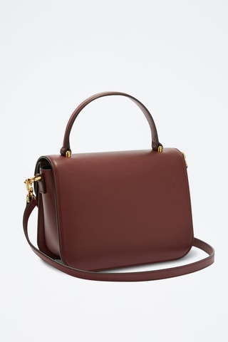 Sac à main en cuir - Bordeaux