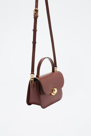 Sac à main en cuir - Bordeaux