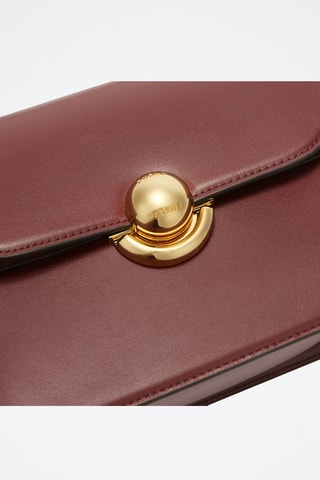 Sac à main en cuir - Bordeaux