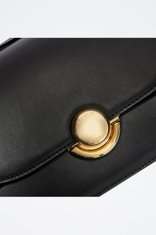 Sac bandoulière en cuir - Noir