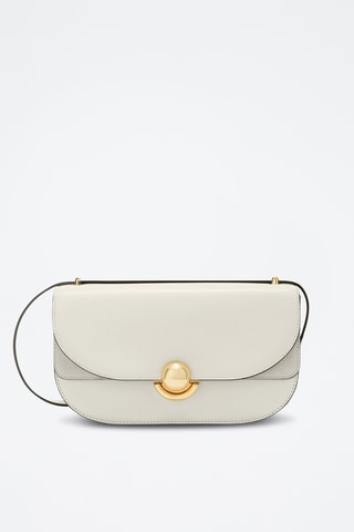 Sac bandoulière en cuir - Blanc