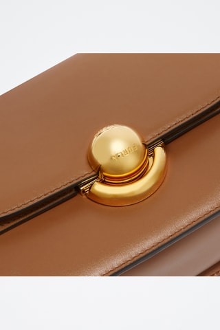 Sac bandoulière en cuir - Camel