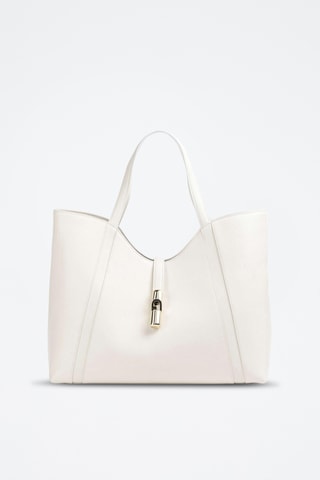 Cabas en cuir de veau - Blanc