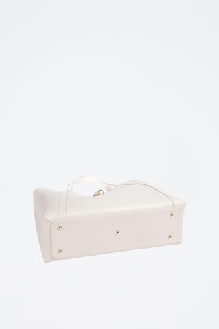 Cabas en cuir de veau - Blanc