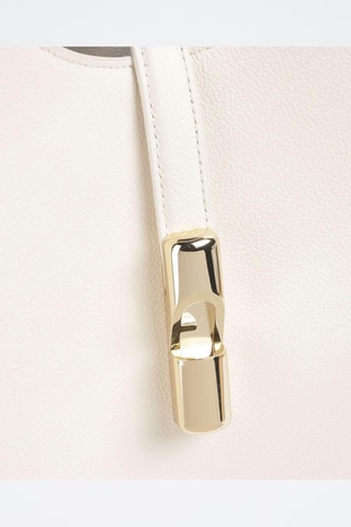 Cabas en cuir de veau - Blanc