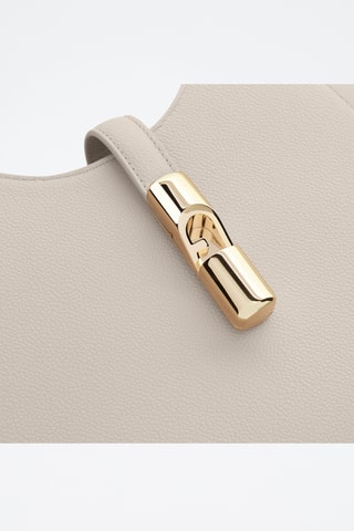 Cabas en cuir de veau - Ecru