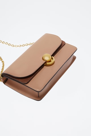 Sac bandoulière en cuir - Vieux rose