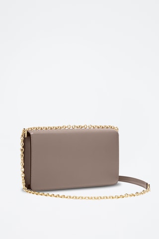 Sac bandoulière en cuir - Mauve