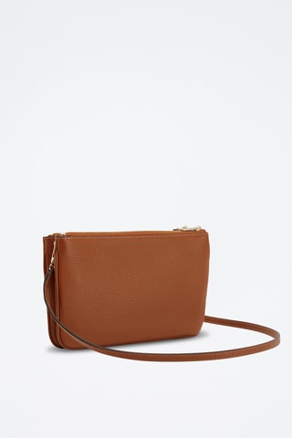 Sac bandoulière en cuir de veau - Marron