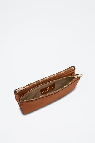 Sac bandoulière en cuir de veau - Marron