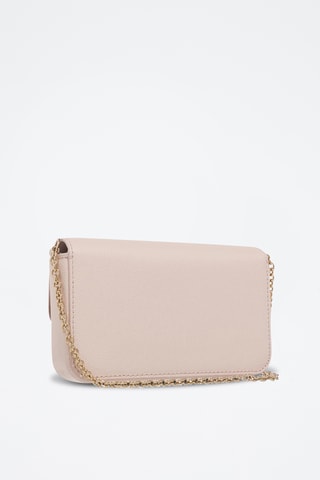 Sac bandoulière en cuir - Rose poudré