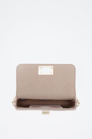 Sac bandoulière en cuir - Rose poudré