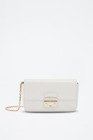 Sac bandoulière en cuir - Blanc