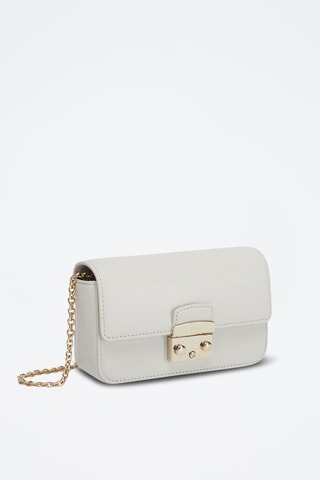 Sac bandoulière en cuir - Blanc