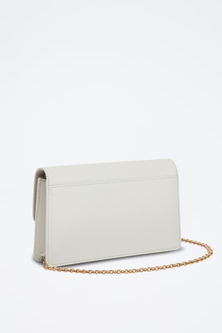 Sac bandoulière en cuir - Blanc