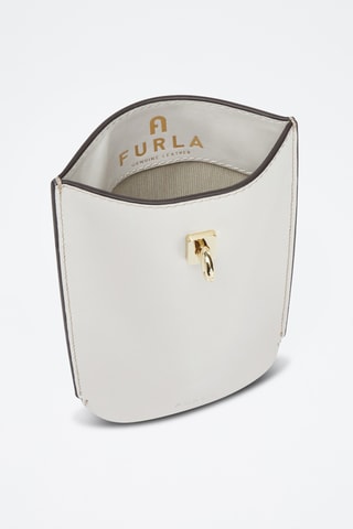 Sac bandoulière en cuir - Blanc