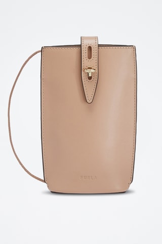 Sac bandoulière en cuir - Camel