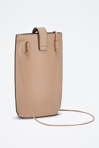 Sac bandoulière en cuir - Camel
