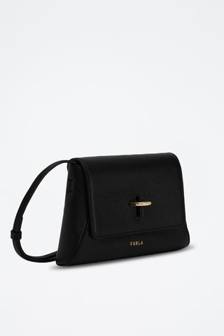 Sac bandoulière en cuir - Noir