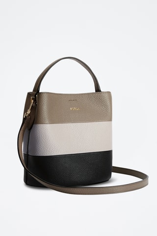 Sac seau en cuir - Marron