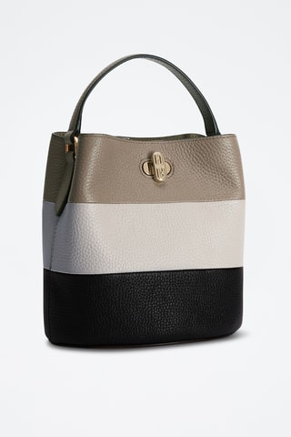 Sac seau en cuir - Marron